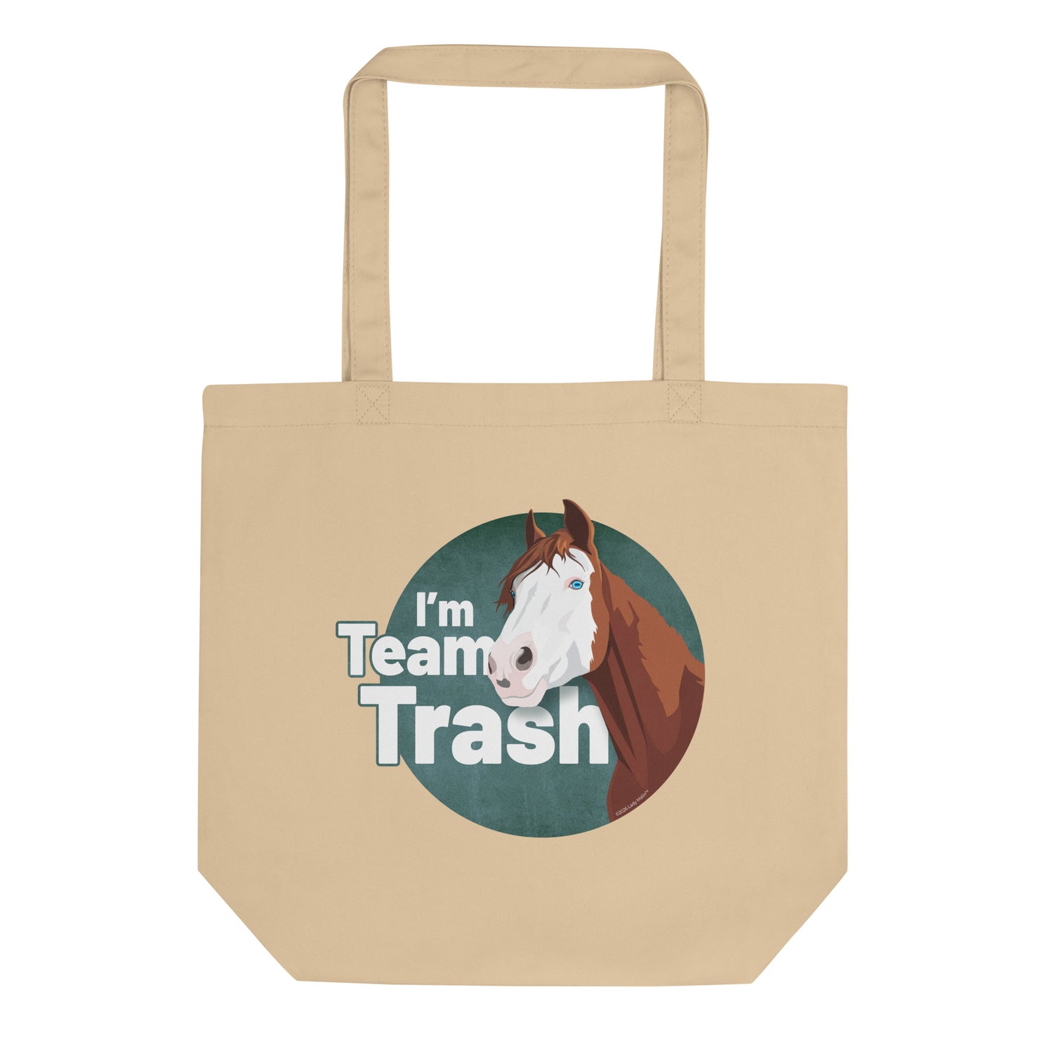 Team Trash Tote Bag by Lady Malin - front