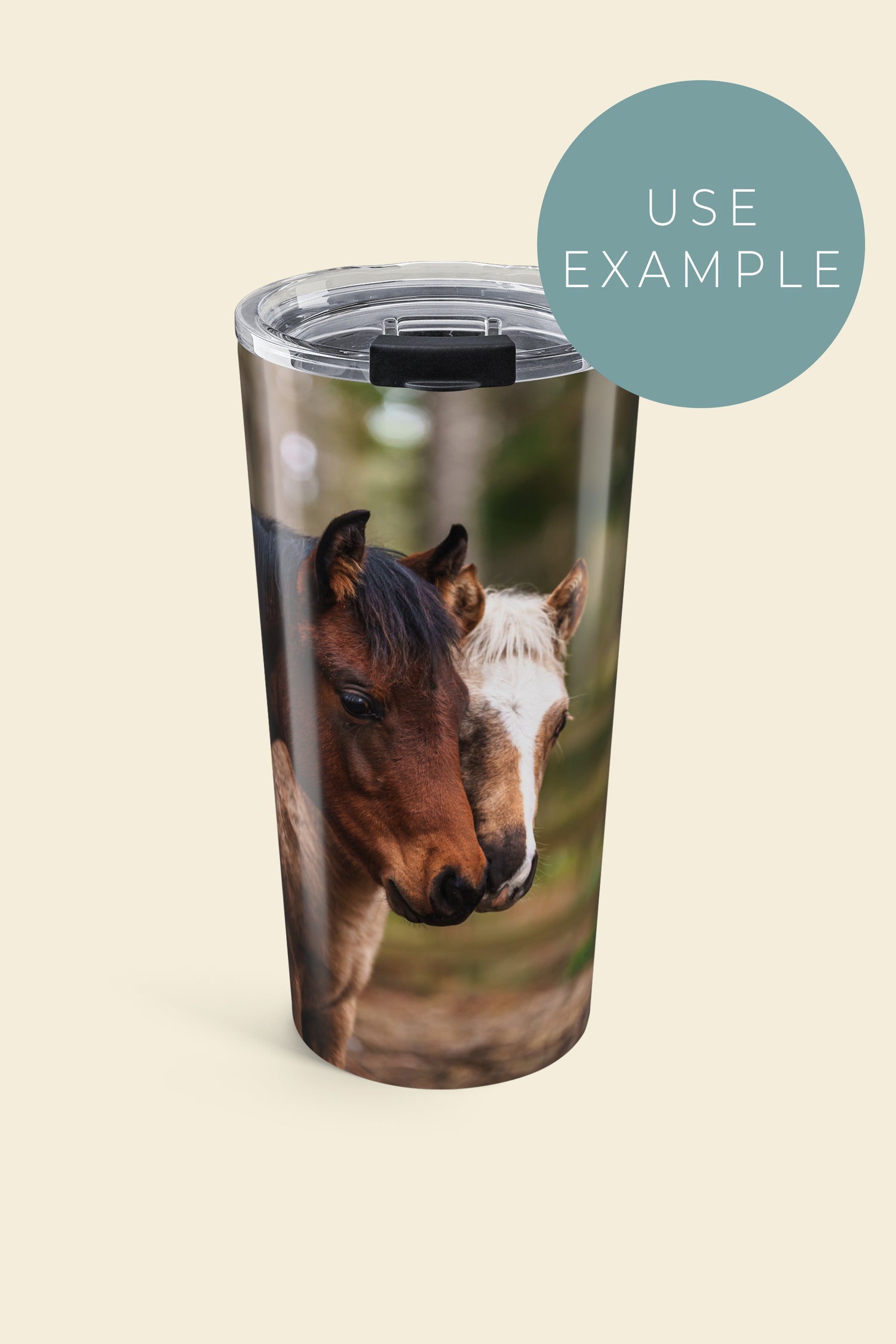 Lady Malin Best Friends Forever Horse Tumbler