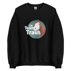 Team Trash Sweatshirt by Lady Malin - Black