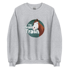 Team Trash Sweatshirt by Lady Malin - Sport Grey