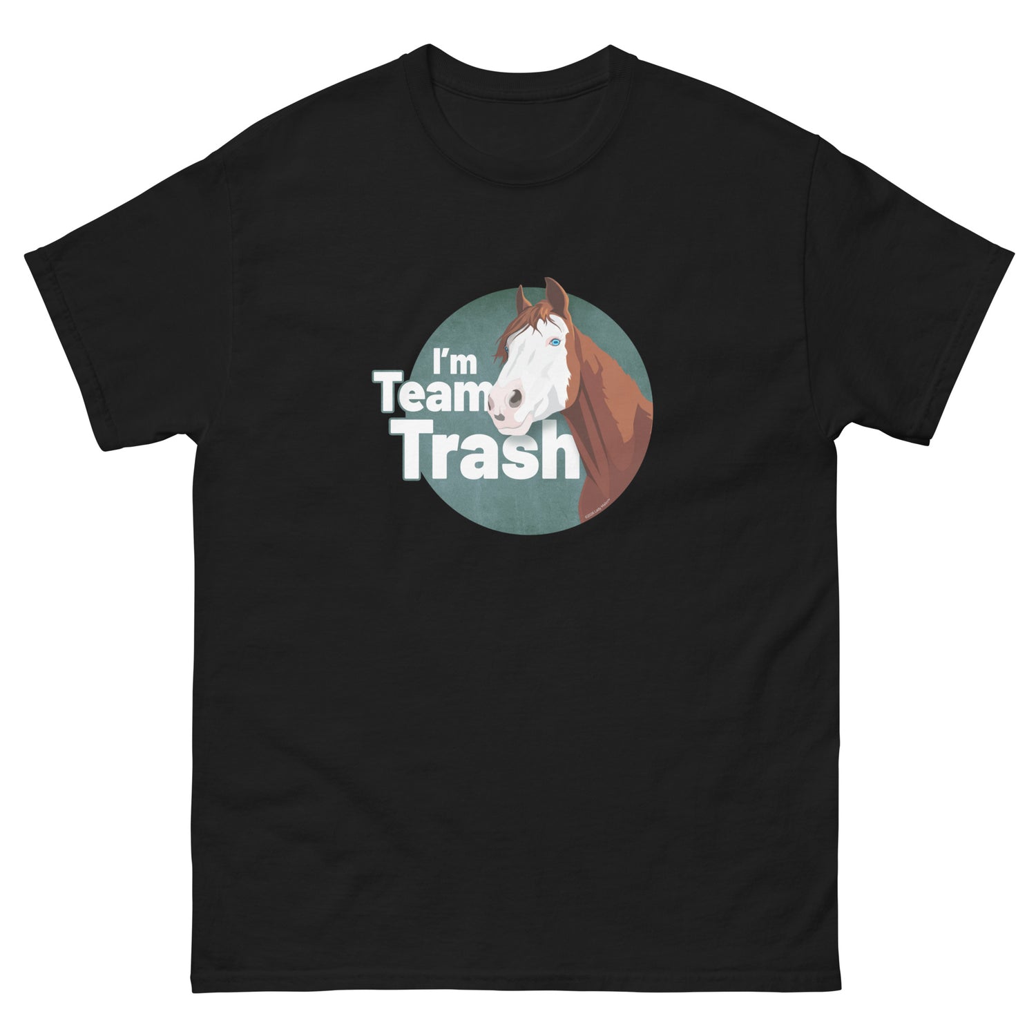 Team Trash T-Shirt by Lady Malin - Black
