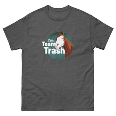 Team Trash T-Shirt by Lady Malin - Dark Heather