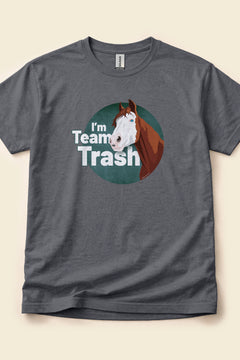 Team Trash T-Shirt by Lady Malin - background