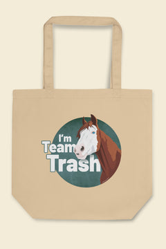Team Trash Tote Bag by Lady Malin - background