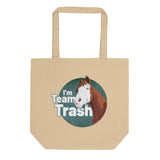 Team Trash Tote Bag by Lady Malin - front